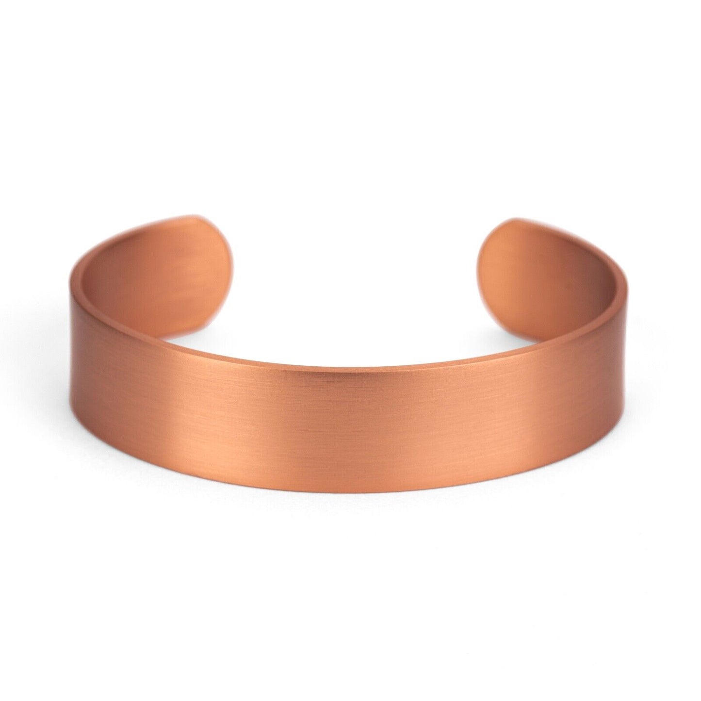 Pure Solid 99.9% Copper Bangle Bracelet Size Large Healing Pain Relief Gift Boxed